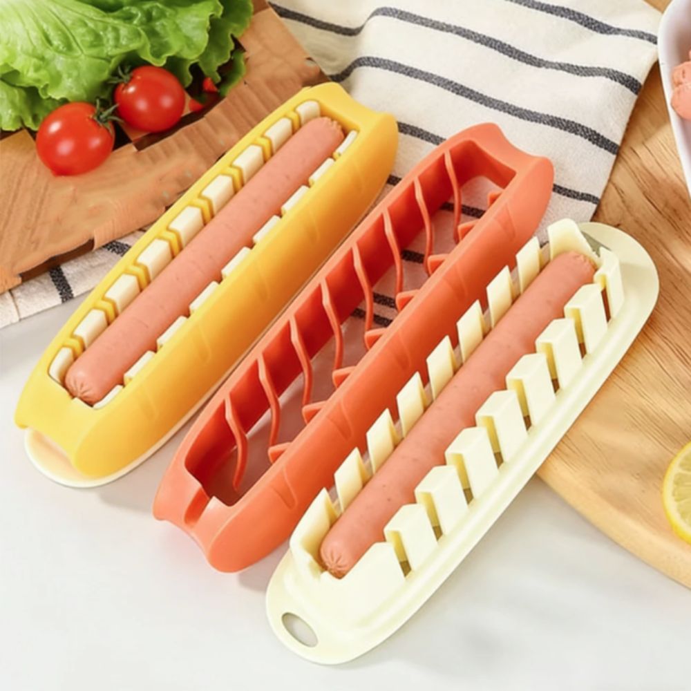 Hot Dog Press - Commercial Press Type Hot Dog Cutter