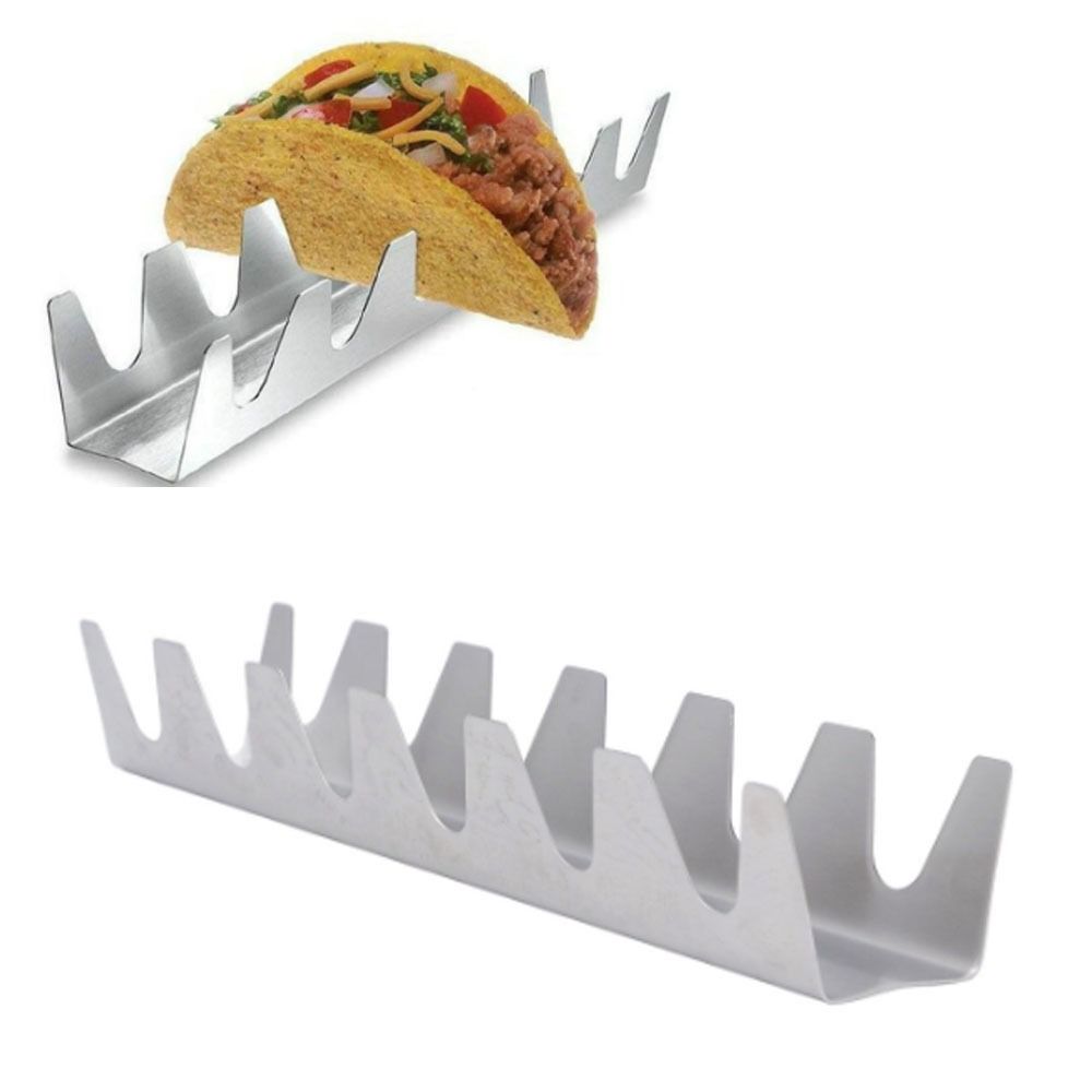 Taco Stand Holder - Durable Stainless Steel Taco Holder 6