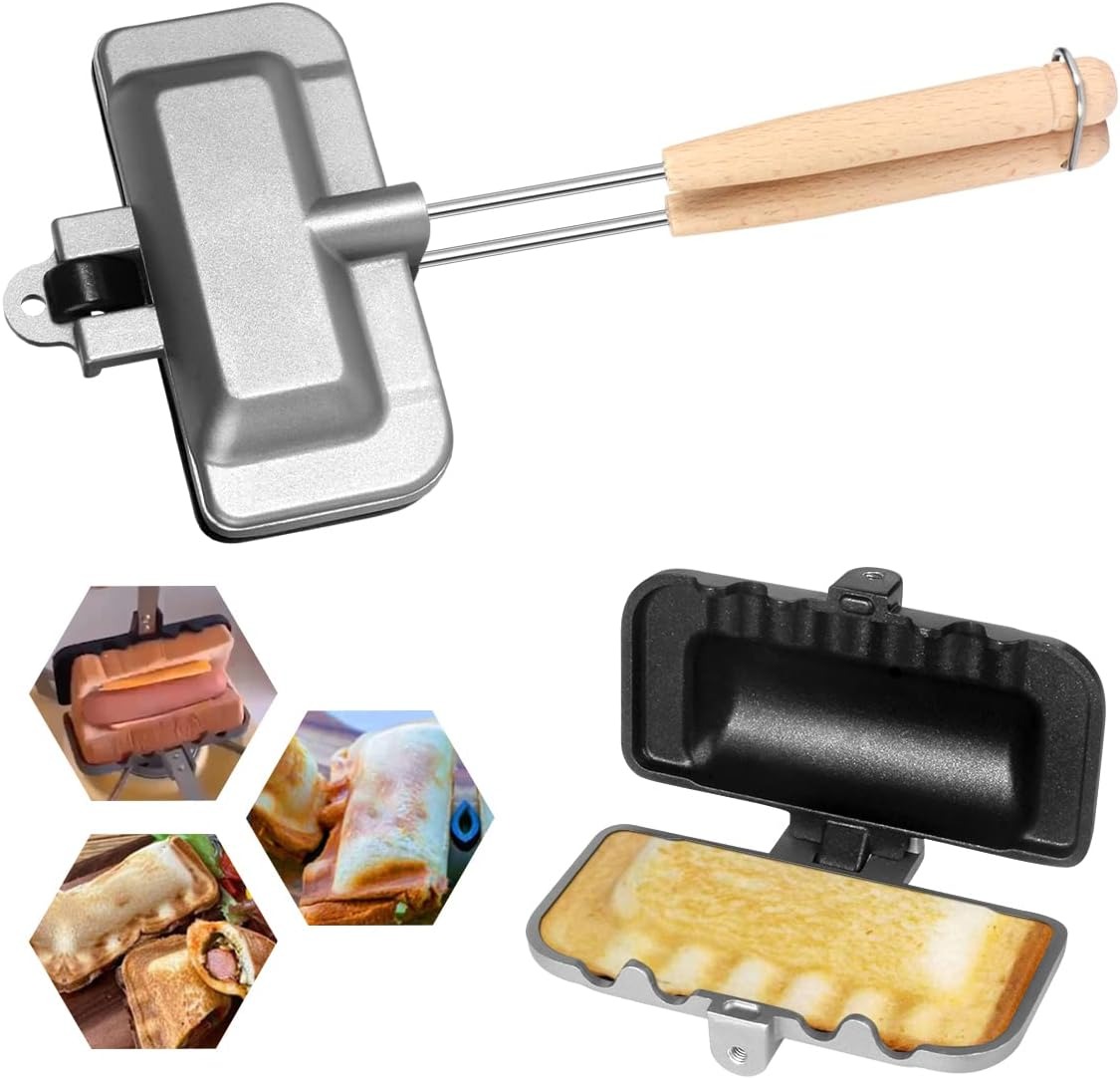 Hot Dog Press - Hot Dog Toaster, Bun And Hotdog