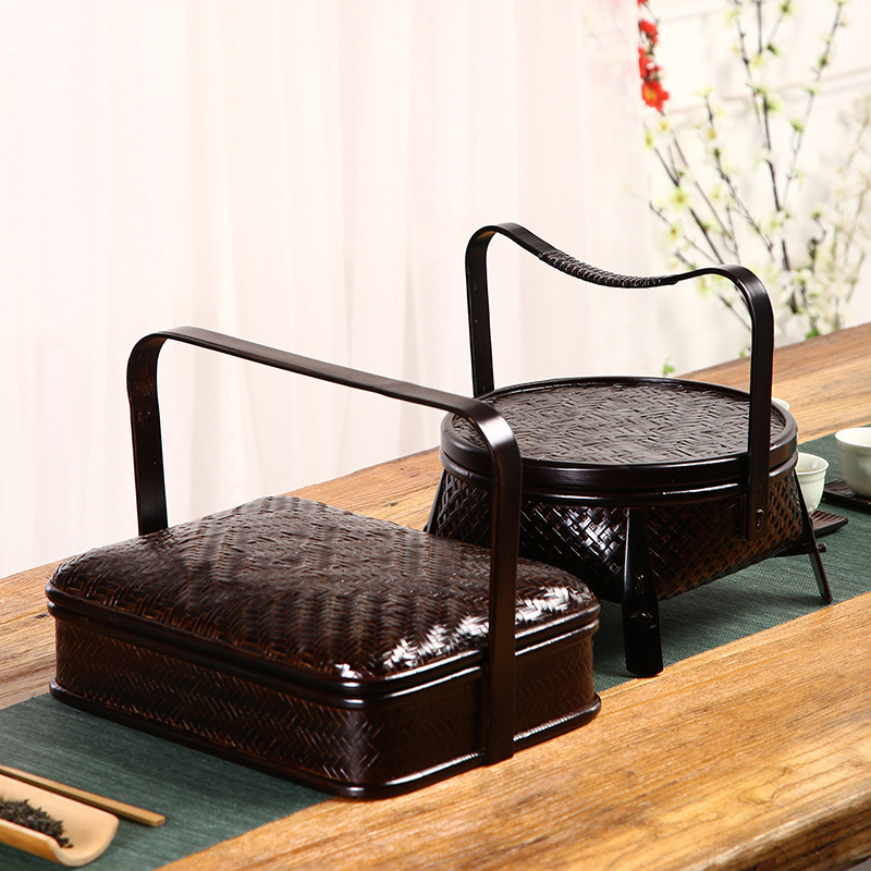 Dim Sum Basket - JUSTINLAU Bamboo Woven Storage Box with