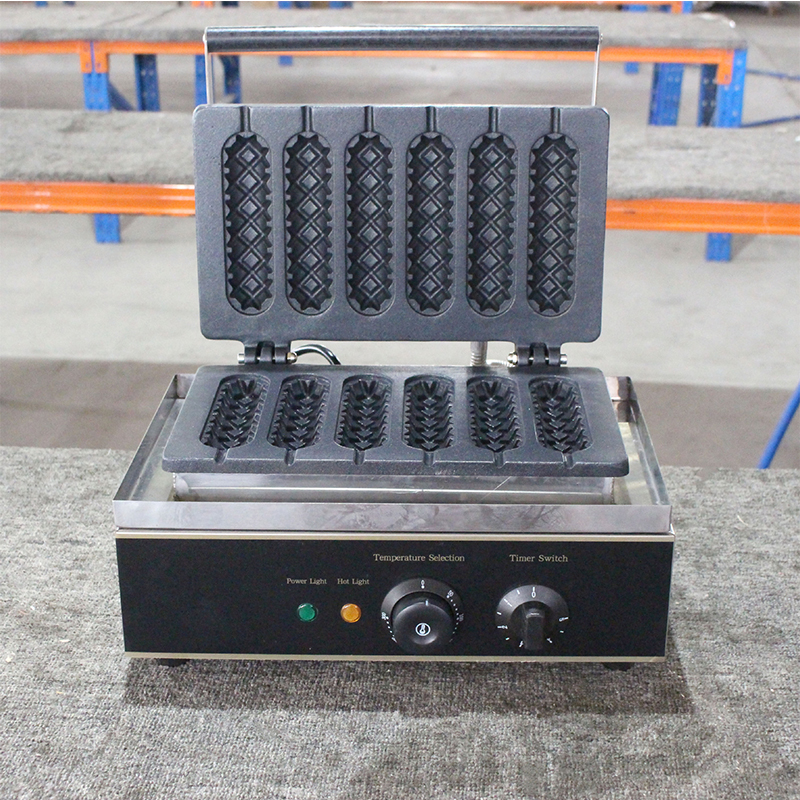 Hot Dog Press - Commercial French Muffin Machine Non-Stick Cooking