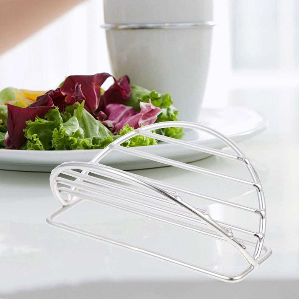 Taco Stand Holder - 2Pcs Stainless Steel Taco Holder Metal