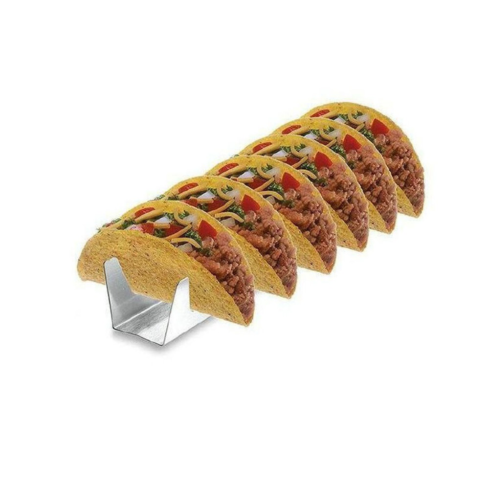 Taco Stand Holder - Durable Stainless Steel Taco Holder 6