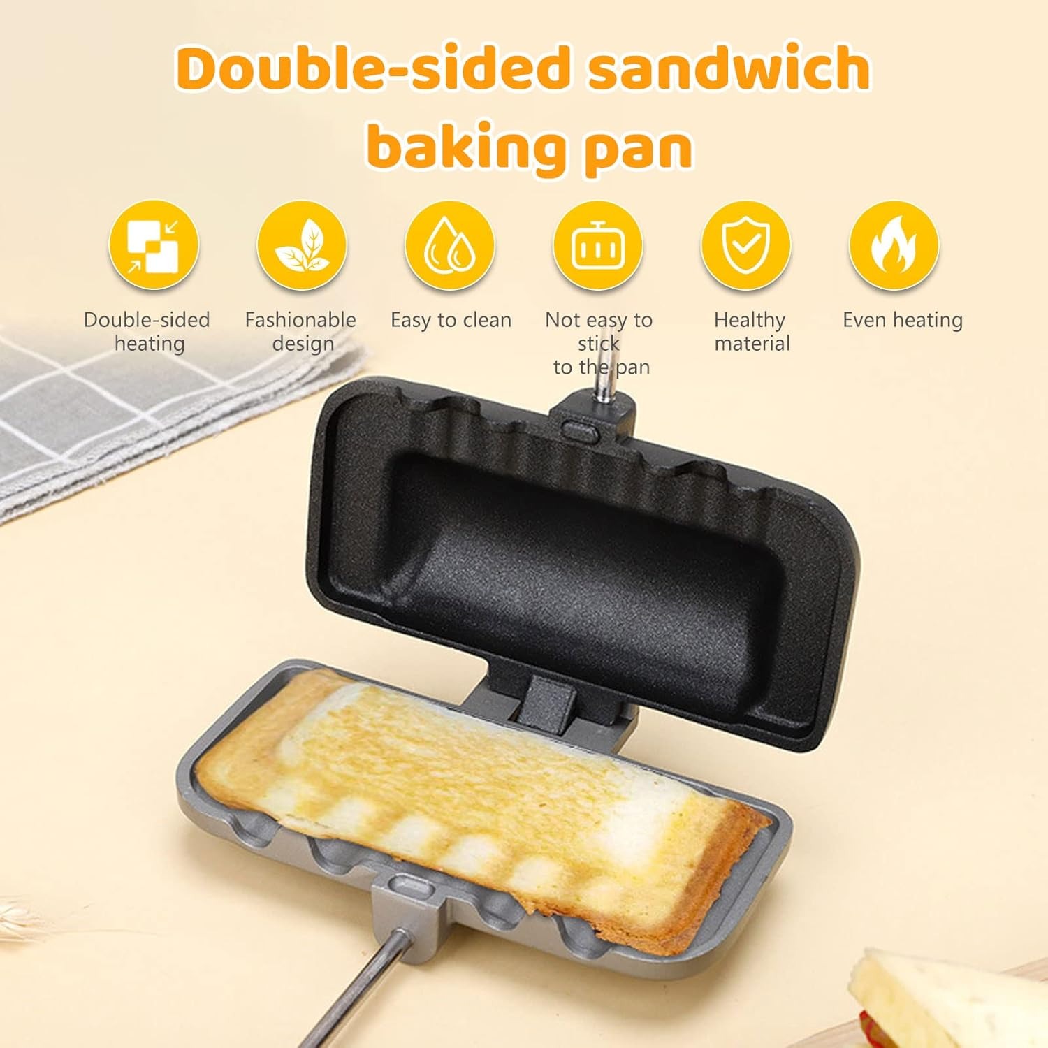 Hot Dog Press - 1pcs Sandwich Maker – Stove Top