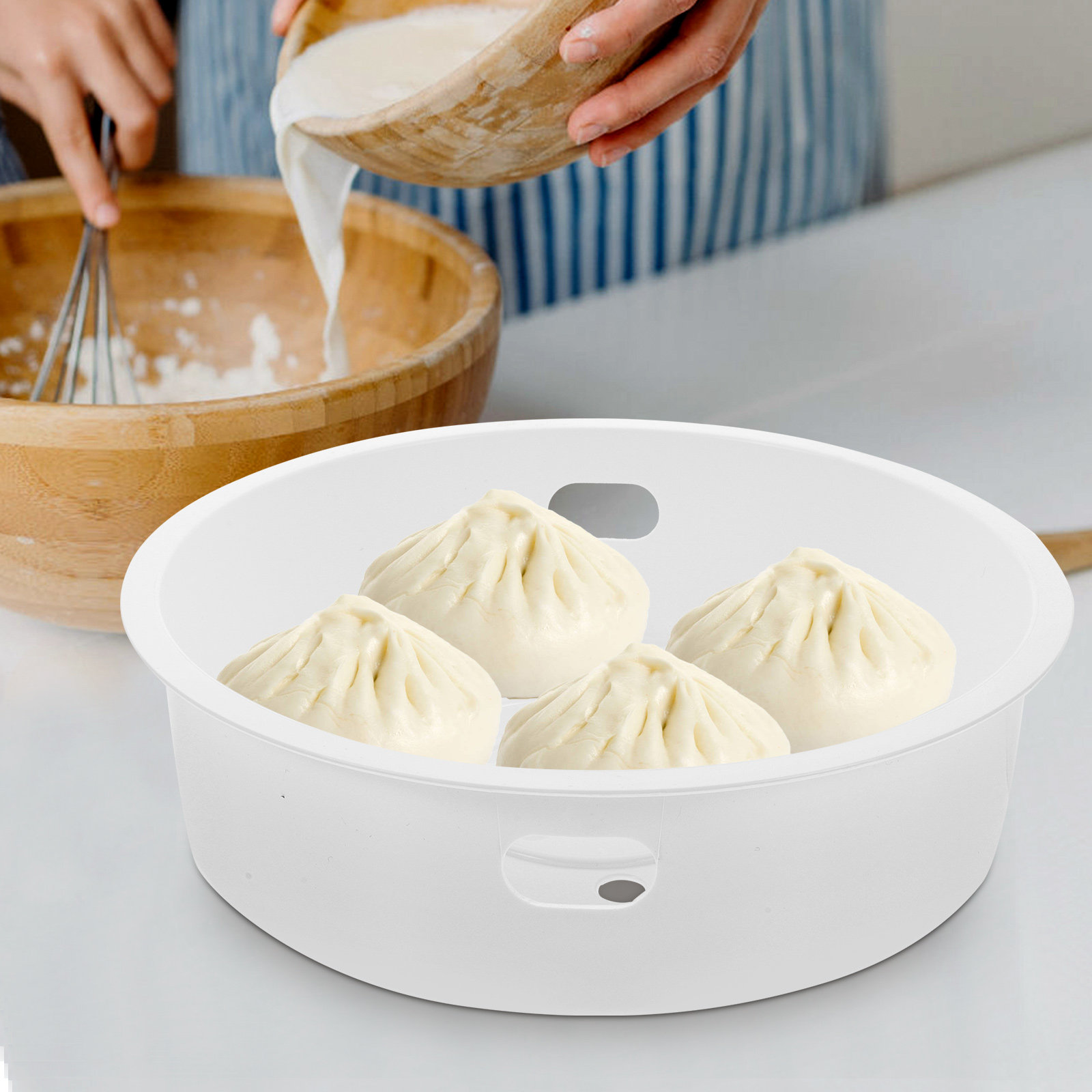Steamer Basket 5L Sturdy Food  - Dim Sum Basket 评论和价格