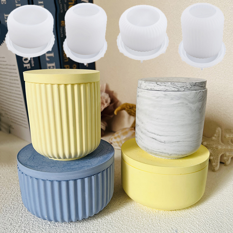 Cement Candle Jar Silicone Mol - Potsticker Mold 评论和价格