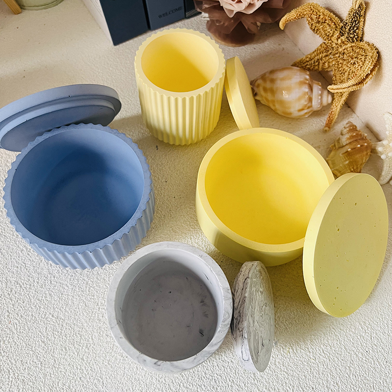 Cement Candle Jar Silicone Mol - Potsticker Mold 评论和价格