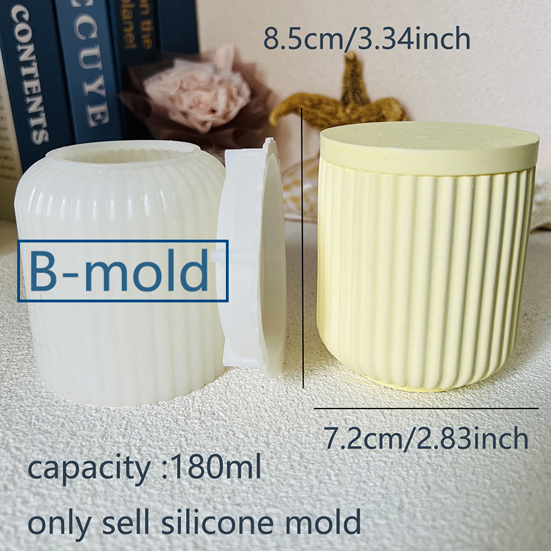 Cement Candle Jar Silicone Mol - Potsticker Mold 评论和价格