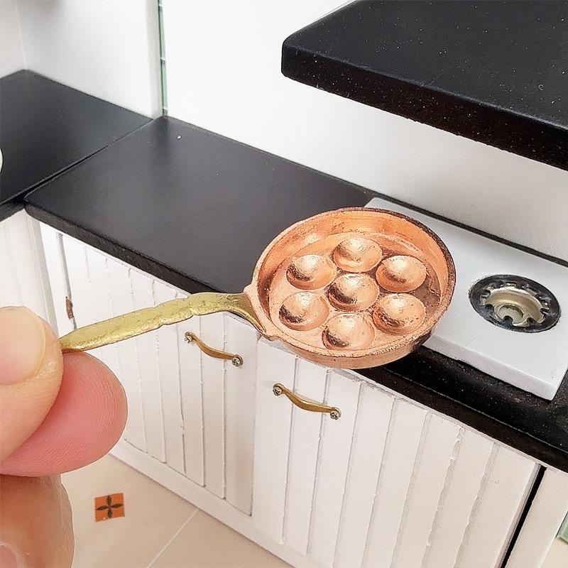 1/12 Dollhouse Mini Egg Waffle - Egg Waffle Pan 评论和价格