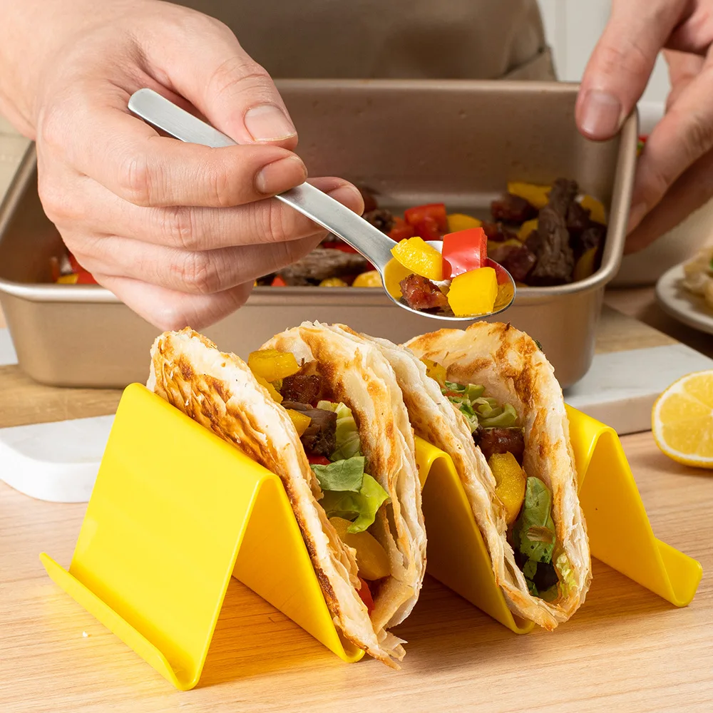 4Pcs Wave Shape Burrito Potato - Taco Stand Holder 评论和价格