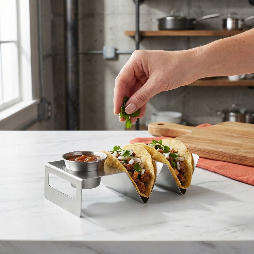 Stainless Steel Taco Holder Wi - Taco Stand Holder 评论和价格
