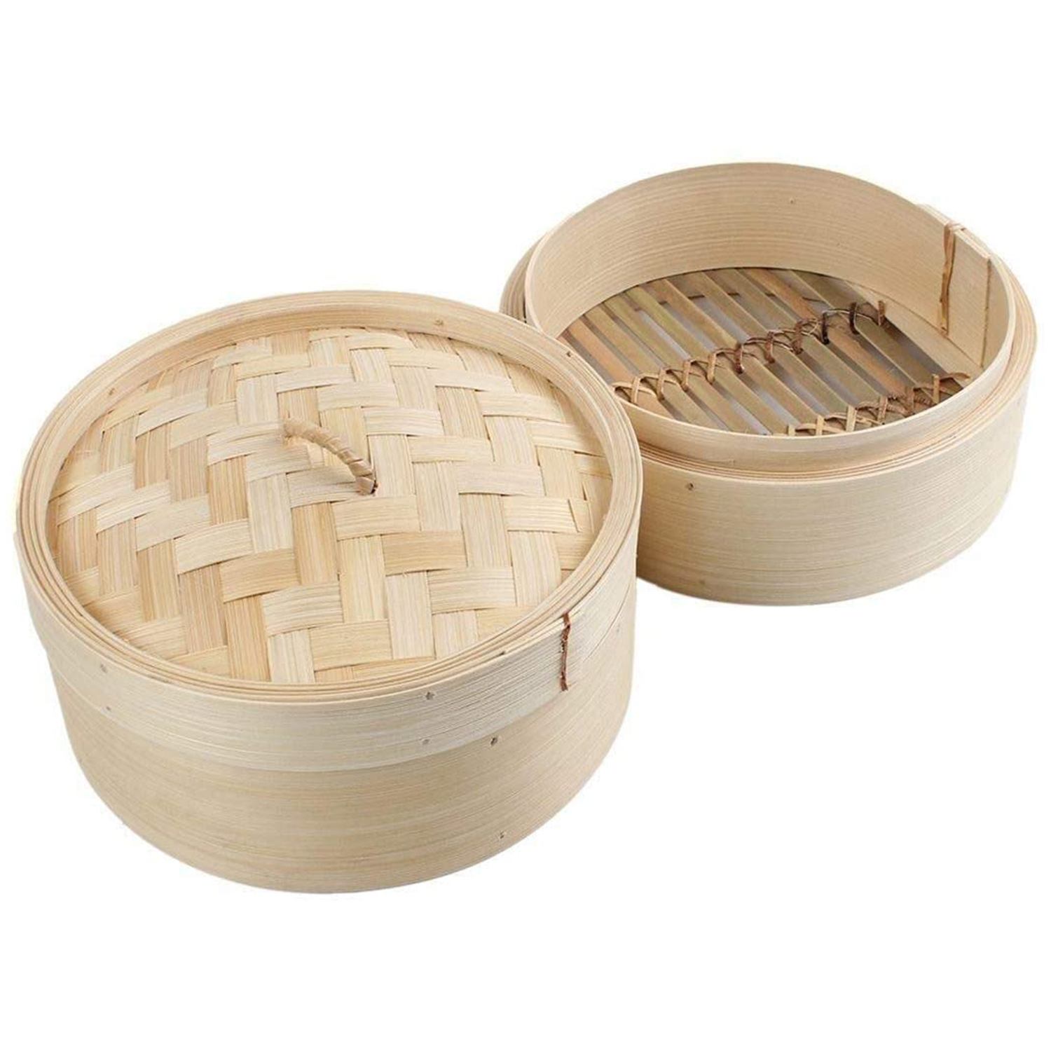 AEE4-Bamboo Steamer 2 Tier 8 I - Dim Sum Basket 评论和价格