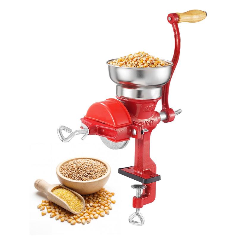 Free Shipping-Manual Grain Mil - Cast Iron Corn 评论和价格