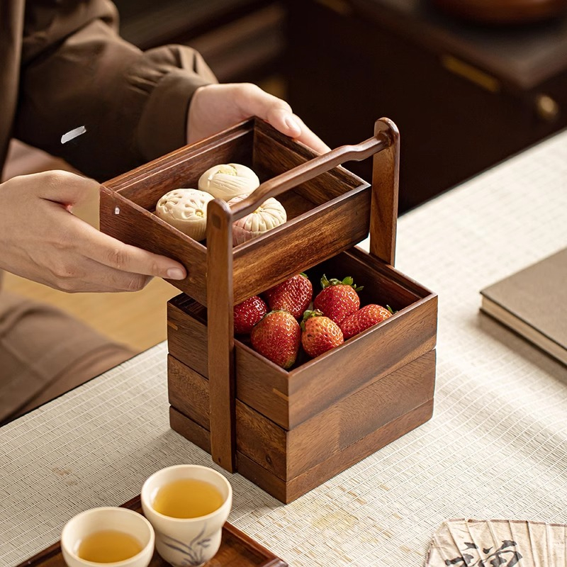 Portable Fruit Basket Chinese  - Dim Sum Basket 评论和价格