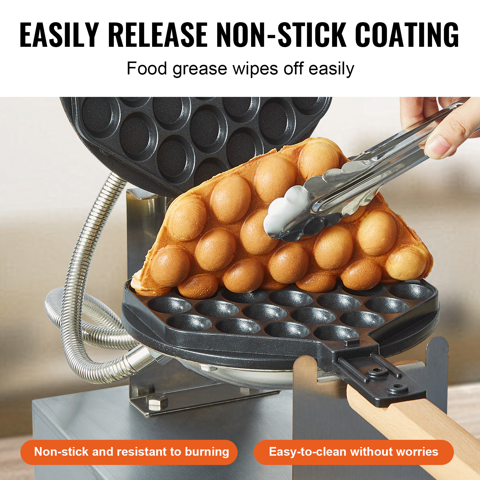 HomeWise Commercial Egg Bubble - Egg Waffle Pan 评论和价格