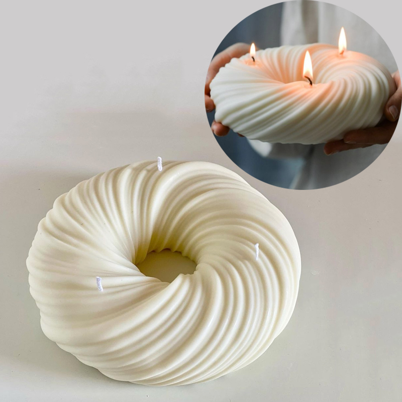 3D Big Donut Silicone Candle M - Donut Mold Silicone 评论和价格