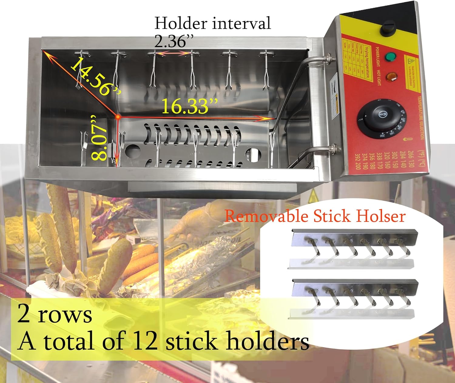 Commercial Electric Corn Dog F - Corn Dog Stick 评论和价格