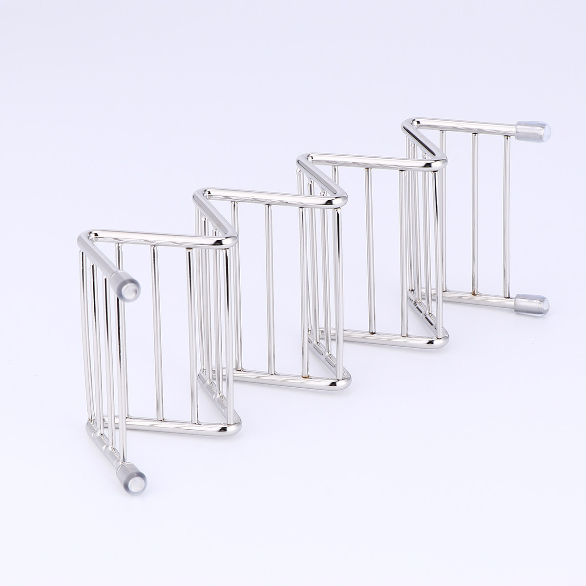 3 Grids Stainless Steel Taco R - Taco Stand Holder 评论和价格