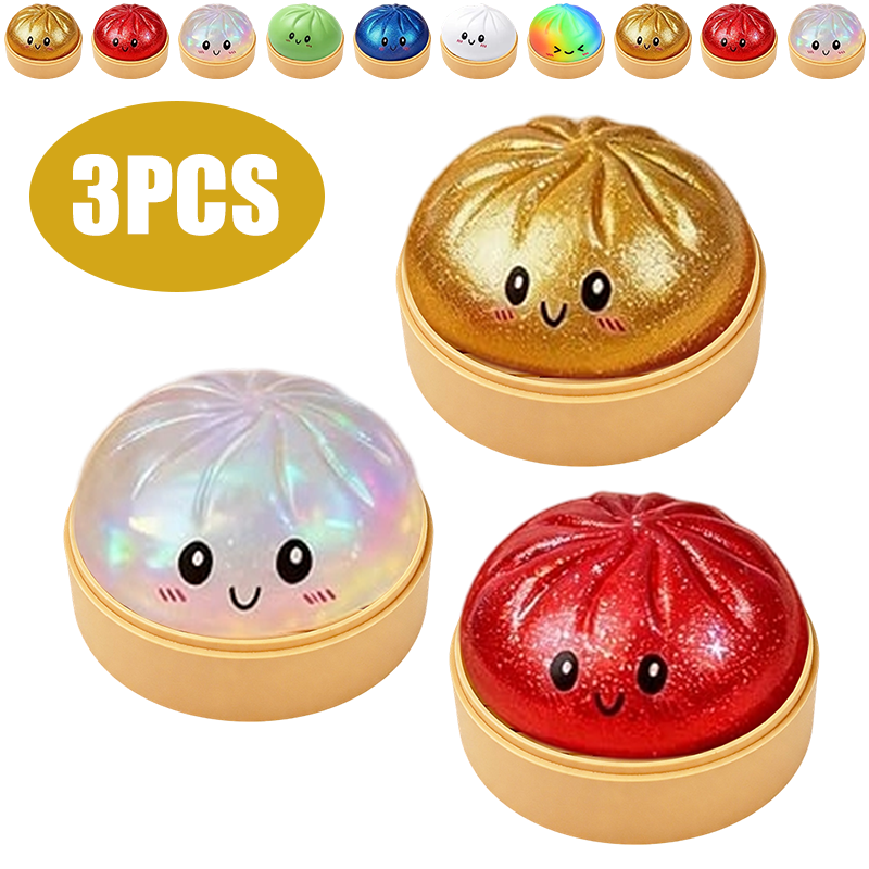 Bao Bun Squishy Toy with Bambo - Bao Steamer Bamboo 评论和价格