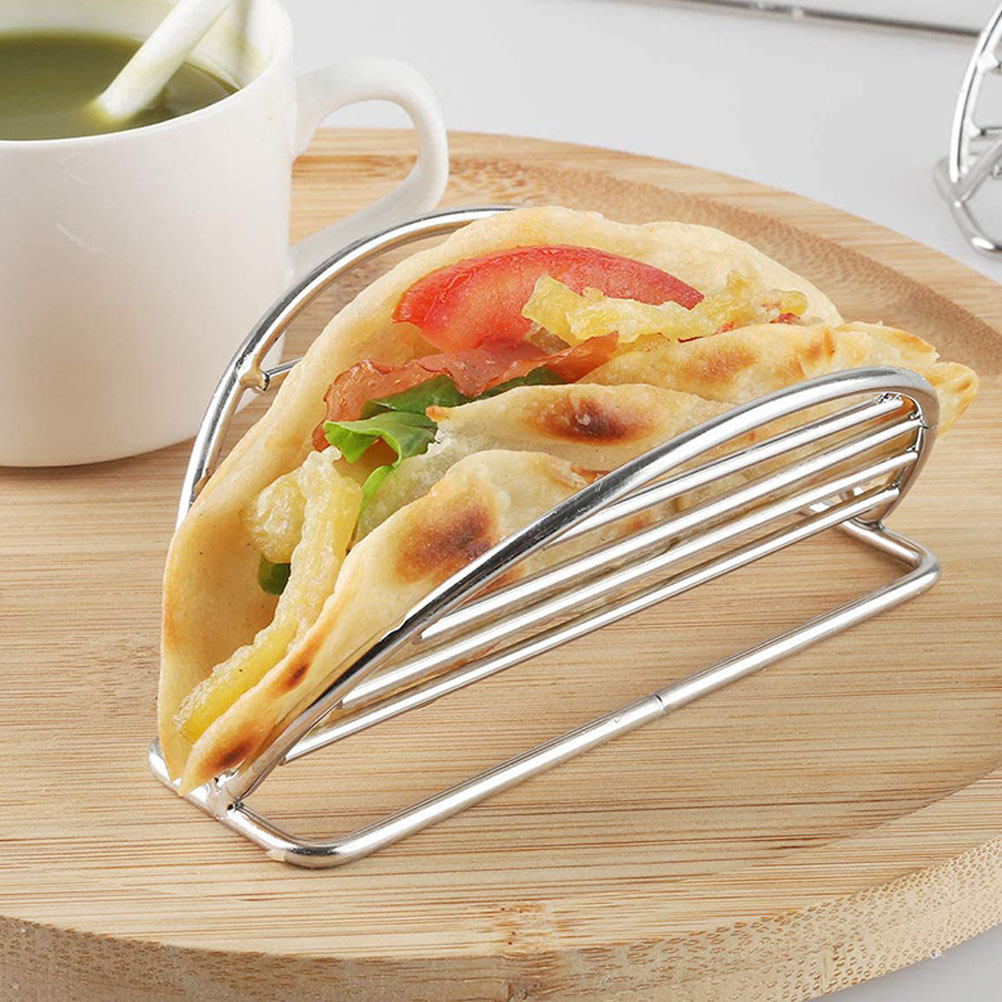 2Pcs Stainless Steel Taco Rack - Taco Stand Holder 评论和价格