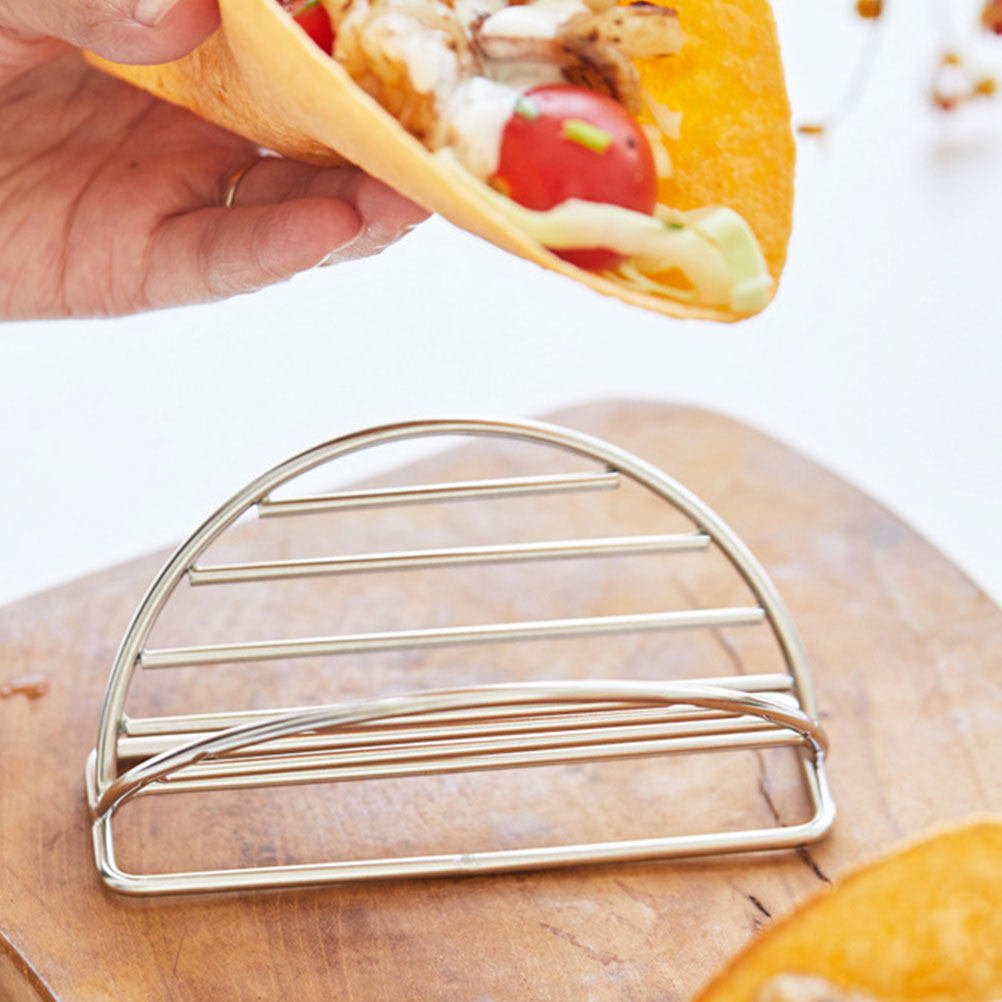 2Pcs Stainless Steel Taco Rack - Taco Stand Holder 评论和价格