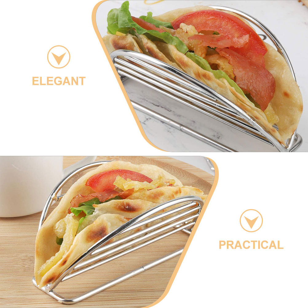 2Pcs Stainless Steel Taco Hold - Taco Stand Holder 评论和价格