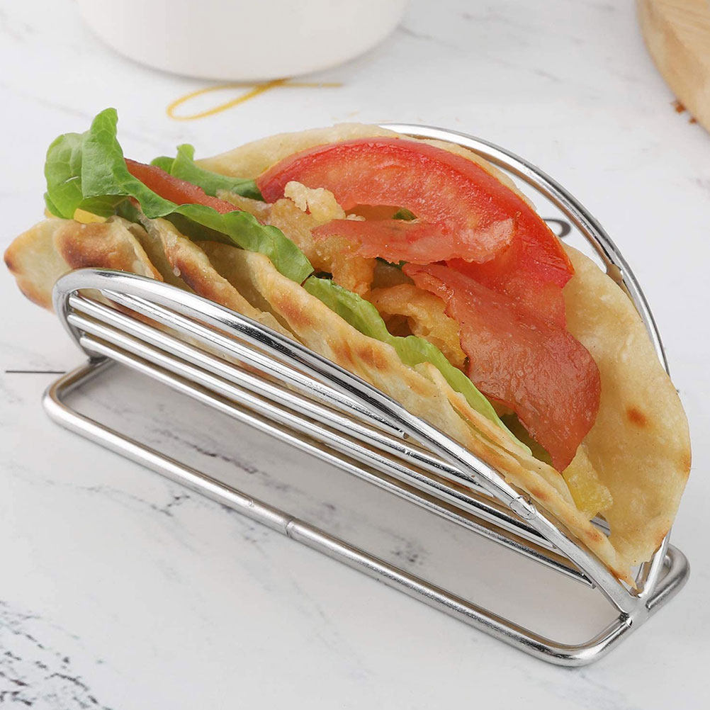 2Pcs Stainless Steel Taco Hold - Taco Stand Holder 评论和价格