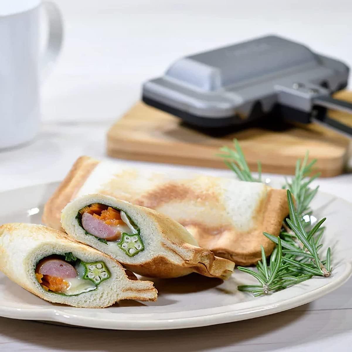 Breakfast Sandwich Maker, 4w1h - Hot Dog Press 评论和价格