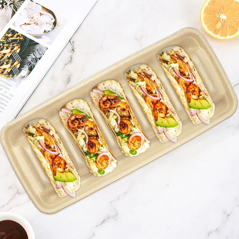 25Pcs Paper Taco Trays Disposa - Taco Stand Holder 评论和价格