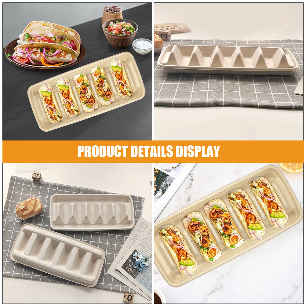 25Pcs Paper Taco Trays Disposa - Taco Stand Holder 评论和价格