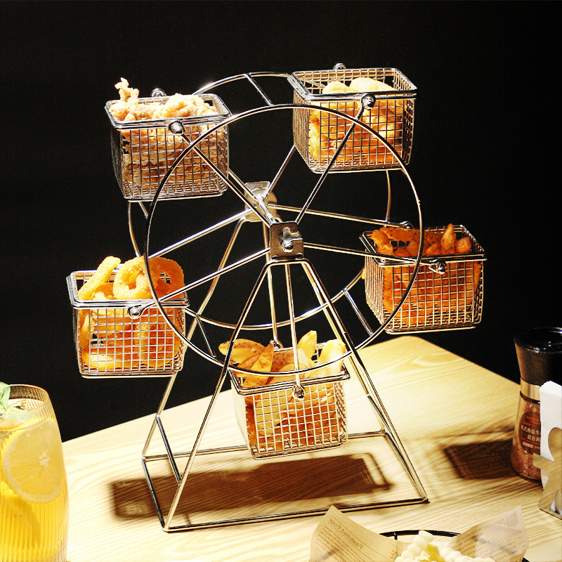 Ferris Wheel Rotating Snack Fr - Dim Sum Basket 评论和价格