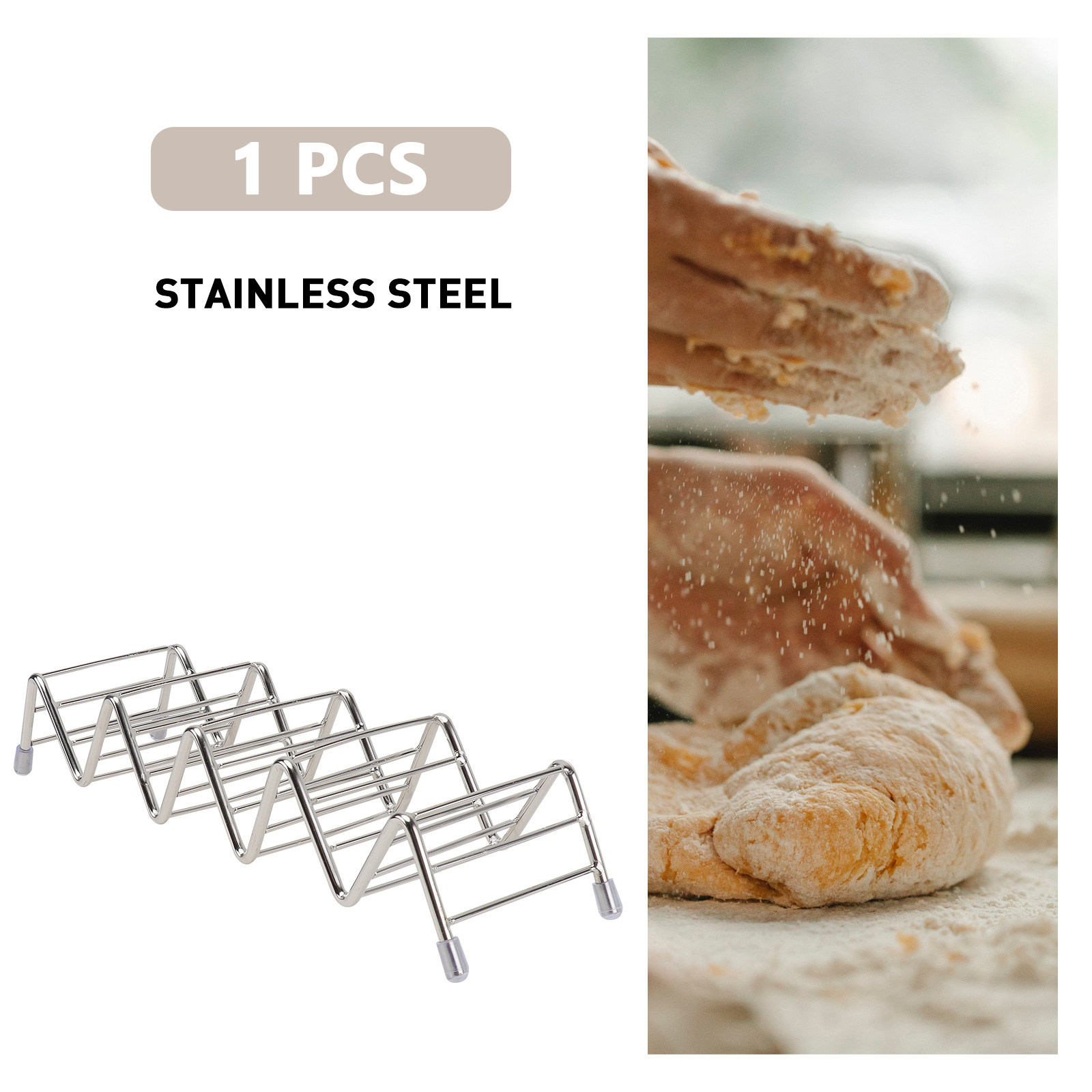 1Pcs Premium Stainless Steel P - Taco Stand Holder 评论和价格