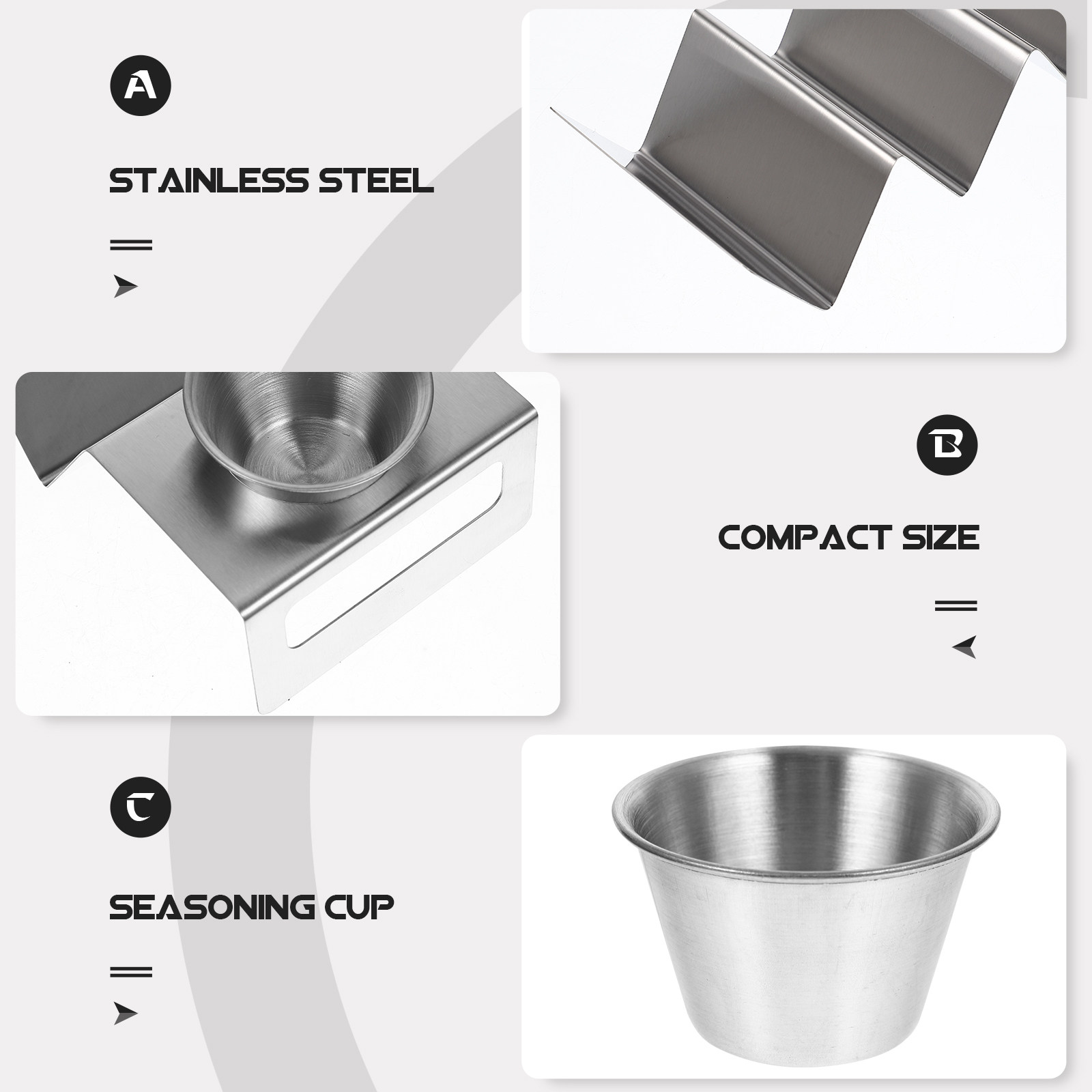 1Set Stainless Steel Taco Rack - Taco Stand Holder 评论和价格