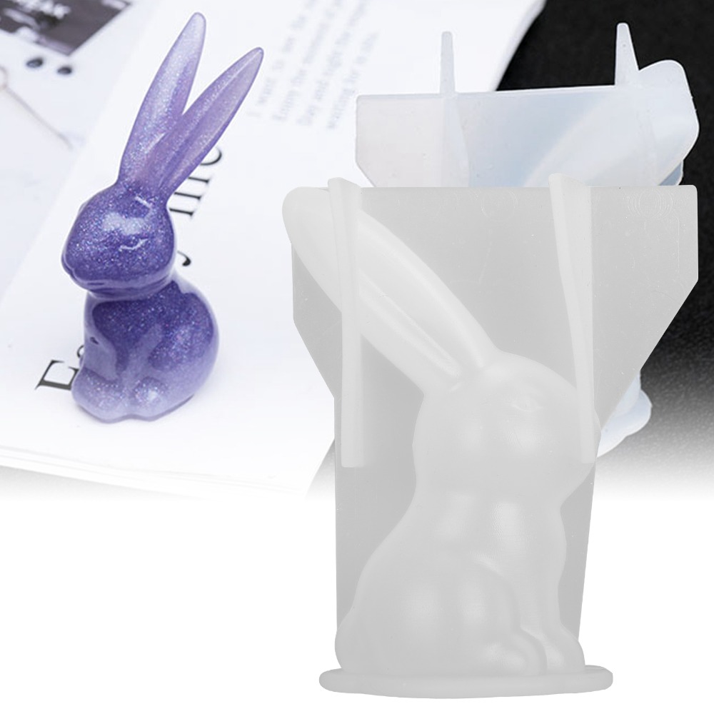 Silicone 3D Rabbits Resin Moul - Bunny Cake Mold 评论和价格