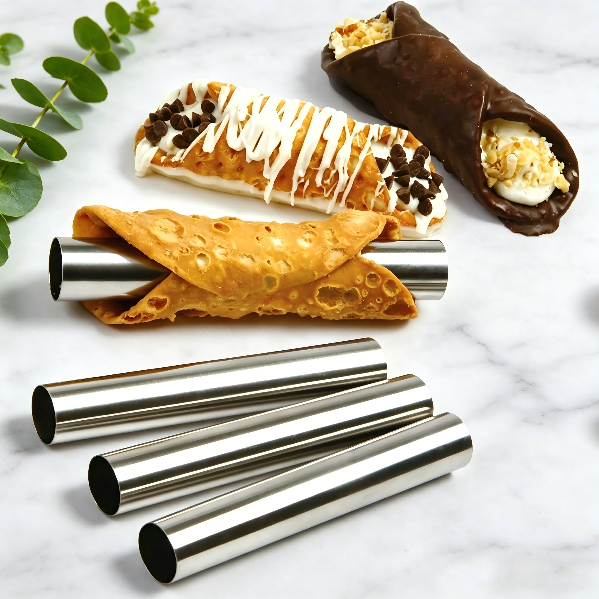 Cannoli Tubes Set, 10/20Pcs Fo - Danish Pancake Pan 评论和价格