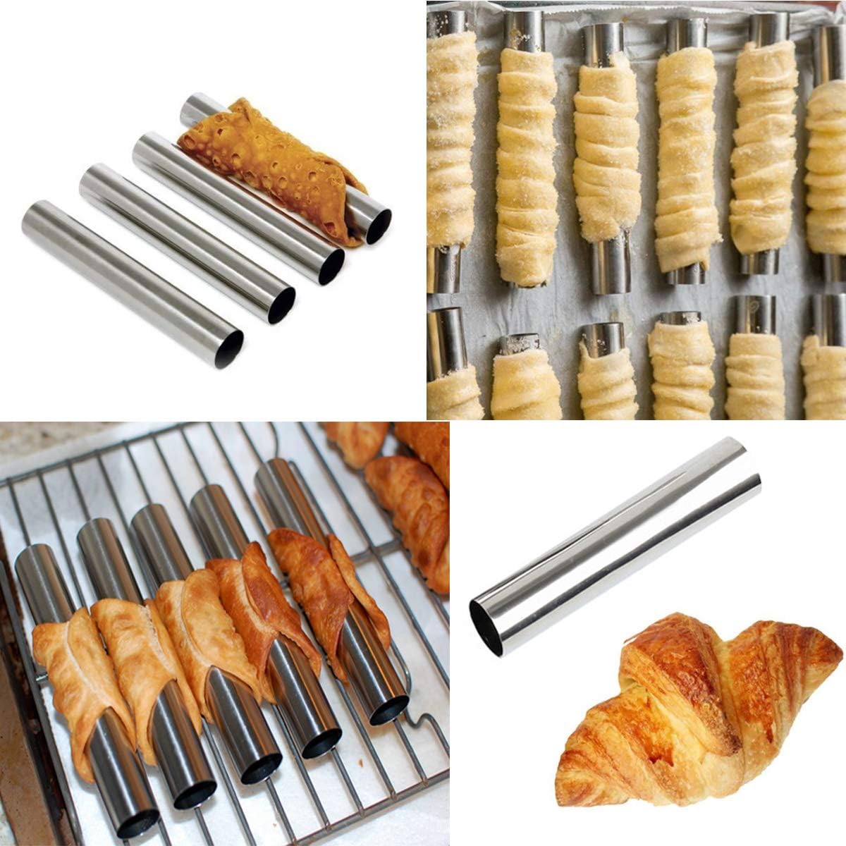 Cannoli Tubes Set, 10/20Pcs Fo - Danish Pancake Pan 评论和价格