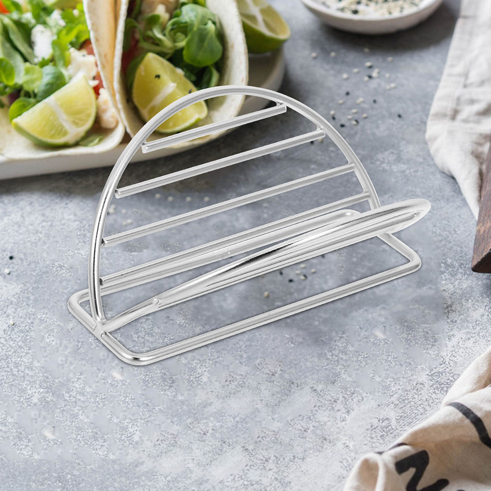 2Pcs Stainless Steel Taco Rack - Taco Stand Holder 评论和价格