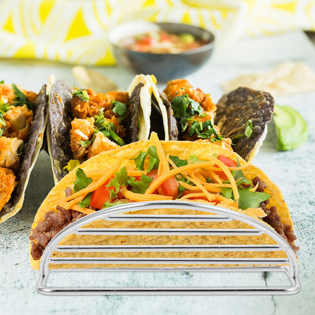 2Pcs Stainless Steel Taco Rack - Taco Stand Holder 评论和价格