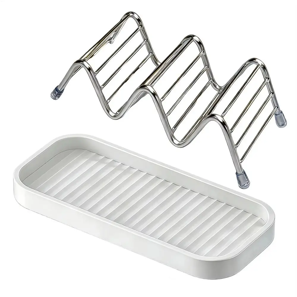 2/3 Grids W Shaped Soap Holder - Taco Stand Holder 评论和价格
