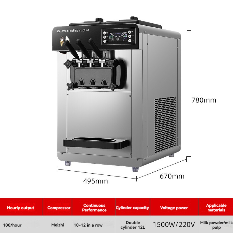Fully Automatic Sundae Cone So - Waffle Cone Maker 评论和价格