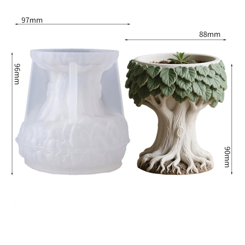 3D Leaf And Tree Stump Aroma P - Potsticker Mold 评论和价格