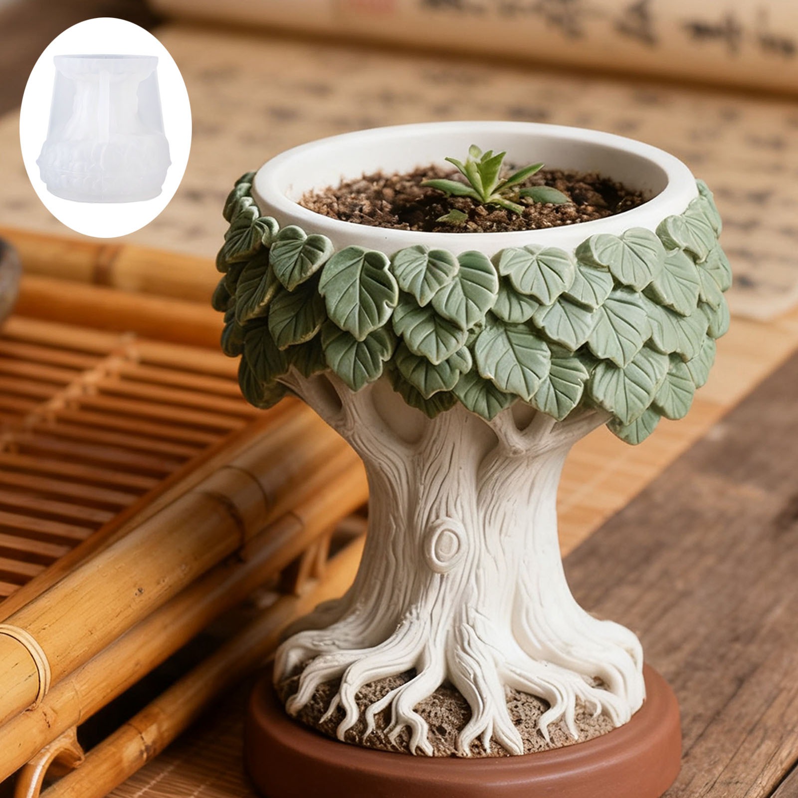 3D Leaf And Tree Stump Aroma P - Potsticker Mold 评论和价格