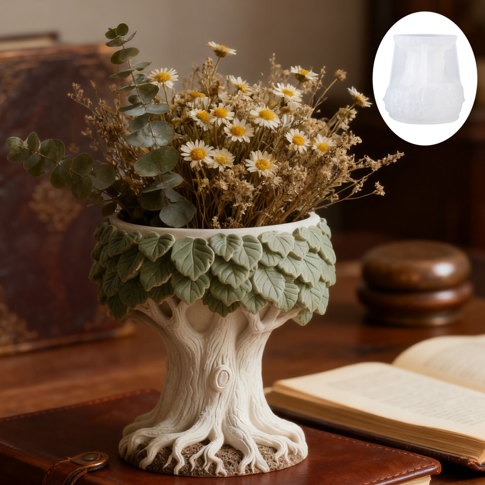 3D Leaf And Tree Stump Aroma P - Potsticker Mold 评论和价格