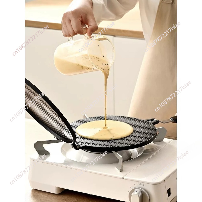 Gas Type Non-stick Waffle Cone - Egg Waffle Pan 评论和价格