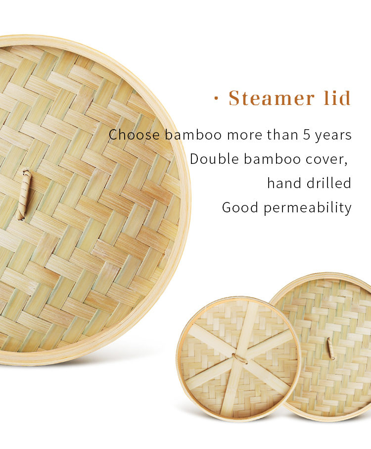 Wholesale Custom Bamboo Steame - Dim Sum Basket 评论和价格