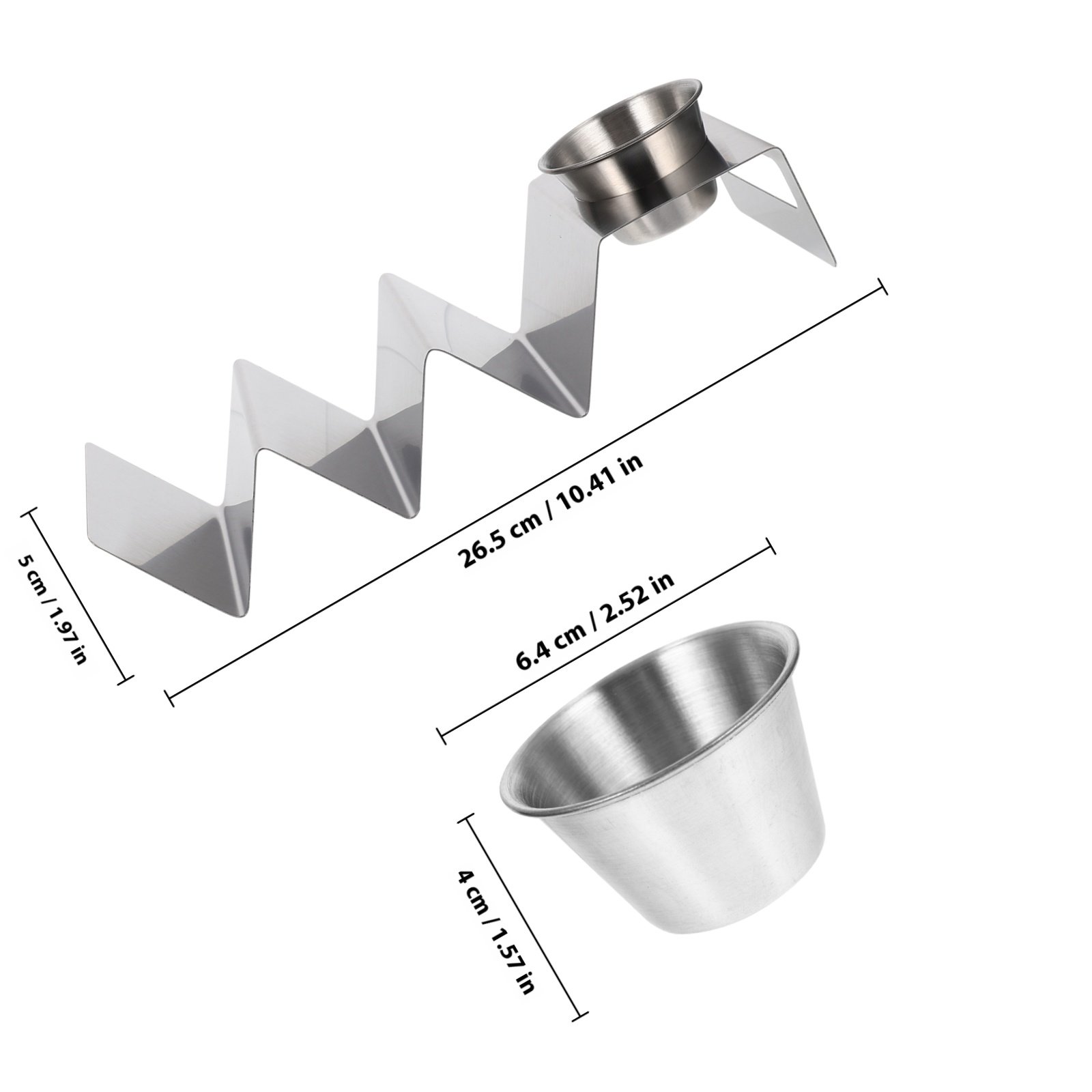 1Set Stainless Steel Taco Rack - Taco Stand Holder 评论和价格
