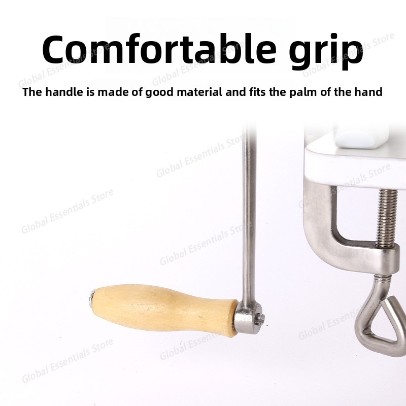 Hand Crank Grain Mill Tin Plat - Cast Iron Corn 评论和价格