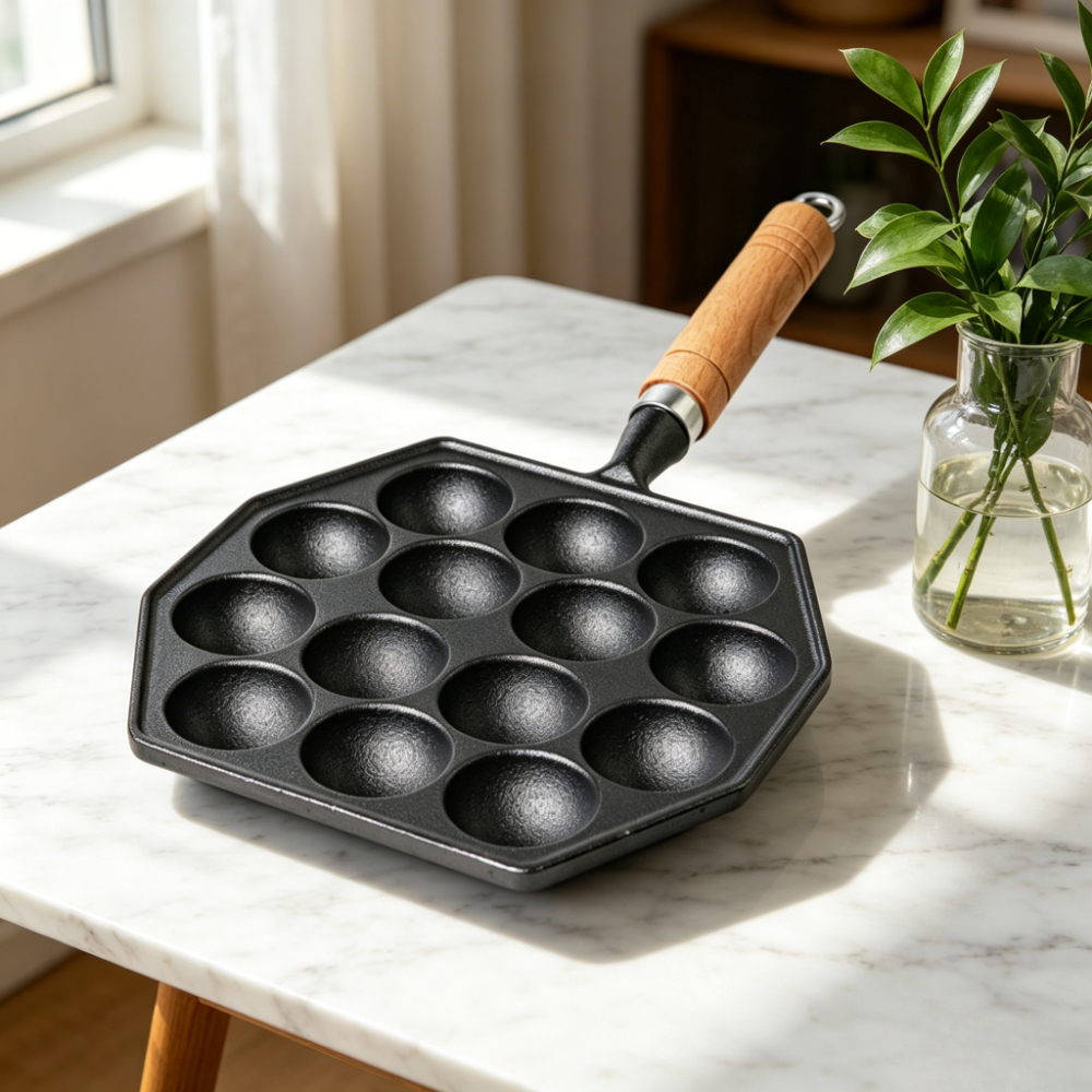 Cast Iron Takoyaki Pan – No-Co - Takoyaki Grill Plate 评论和价格