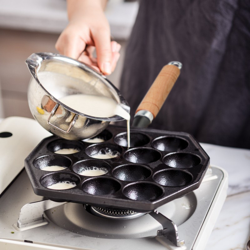 Cast Iron Takoyaki Pan – No-Co - Takoyaki Grill Plate 评论和价格