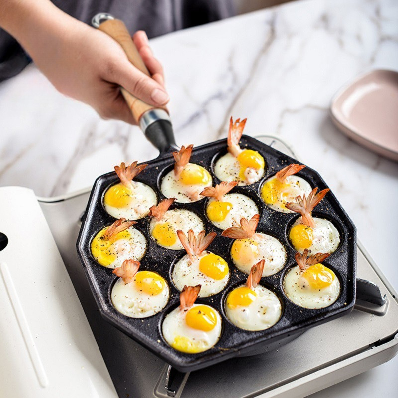 Cast Iron Takoyaki Pan – No-Co - Takoyaki Grill Plate 评论和价格